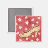 Blume Shoe - Magnet (Vorderseite/Rückseite)