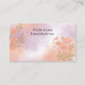 Blume Shop Blume Geschenkkarte Visitenkarte (Vorderseite)