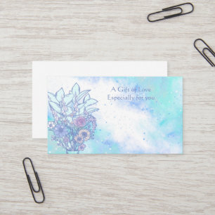 Blume Shop Blume Geschenkkarte Visitenkarte