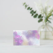 Blume Shop Blume Geschenkkarte Visitenkarte (Stehend Vorderseite)