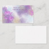 Blume Shop Blume Geschenkkarte Visitenkarte (Vorne/Hinten)