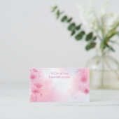 Blume Shop Blume Geschenkkarte Visitenkarte (Stehend Vorderseite)