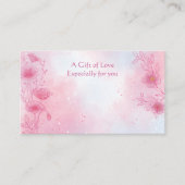 Blume Shop Blume Geschenkkarte Visitenkarte (Vorderseite)