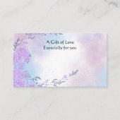 Blume Shop Blume Geschenkkarte Visitenkarte (Vorderseite)