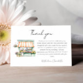 Blume Shop Brautparty Dankeskarte