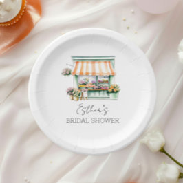 Blume Shop Brautparty Pappteller