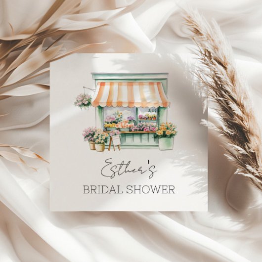 Blume Shop Brautparty Serviette