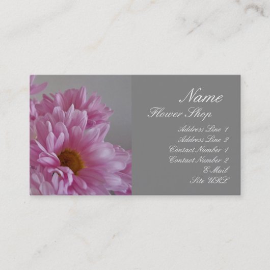 Blume Shop Business Card Visitenkarte (Vorderseite)
