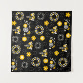 Blume Shop Dankbar, Tapestry Wandteppich (Vorderseite (Horizontal))