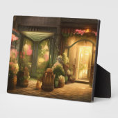 Blume Shop Digital Art Tabletop Fotoplatte (Seite)