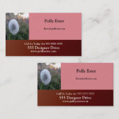 Blume Shop Erstellen Sie Ihre eigenen, einfachen g Visitenkarte (Vorne/Hinten)