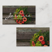 Blume Shop, Florist Visitenkarte (Vorne/Hinten)