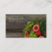 Blume Shop, Florist Visitenkarte (Rückseite)