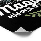 Blume Shop Floristen sind wie Einhörner Poster (Ecke)