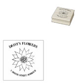 Blume Shop für Ihr Geschäft Gummistempel (Stempel)