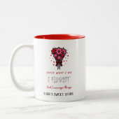 Blume Shop I Florist & Arrange Dinge Zweifarbige Tasse (Links)