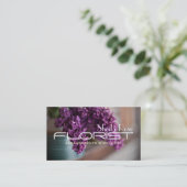 Blume Shop Lieferung Florist Visitenkarte (Stehend Vorderseite)