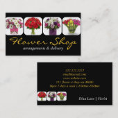 Blume Shop Lieferung Florist Visitenkarte (Vorne/Hinten)