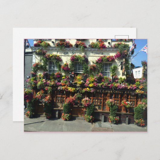 Blume Shop Postkarte (Vorne/Hinten)