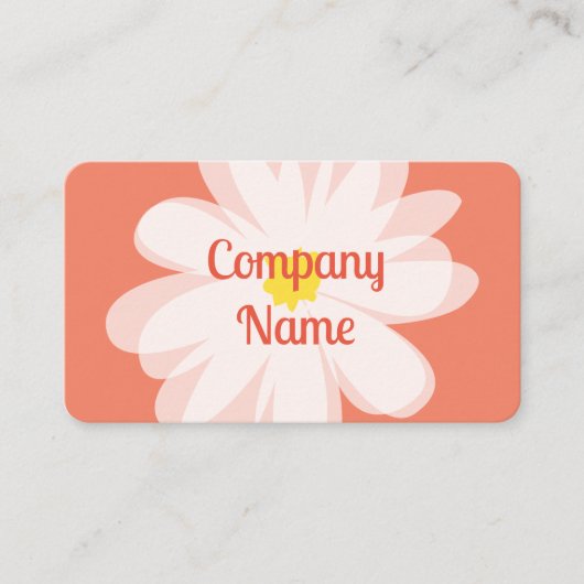 Blume Shop Visitenkartenvorlage für Floristen Visitenkarte (Vorderseite)