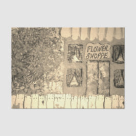 Blume Shoppe Sepia Seidenpapier