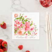 Blume Shower Bouquet | Pink Serviette (Beispiel)