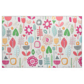 Blume silber stoff (Fat Quarter (45,7 x 55,9 cm))