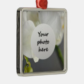 Blume Silbernes Ornament (Rechts)