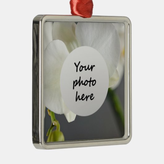 Blume Silbernes Ornament (Rechts)