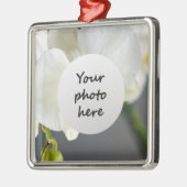 Blume Silbernes Ornament (Links)