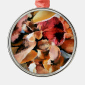 BLUME SILBERNES ORNAMENT (Vorne)