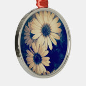 Blume Silbernes Ornament (Rechts)