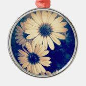 Blume Silbernes Ornament (Vorne)