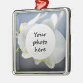 Blume Silbernes Ornament (Links)