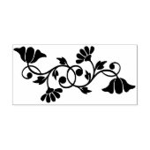 Blume Silhouette Briefmarke Gummistempel (Prägung)