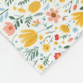 Blume sind das Alphabet der Engel Fleecedecke (Ecke)