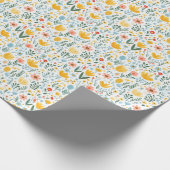 Blume sind das Alphabet der Engel Geschenkpapier (Ecke)