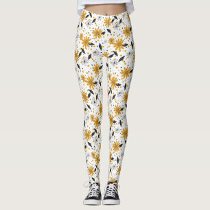 Blume sind die Musik der Gegend Leggings