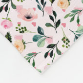Blume sind die Sterne der Erde Fleecedecke (Ecke)