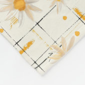 Blume sind die Sterne der Erde Fleecedecke (Ecke)