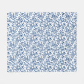 Blume sind die Worte der Erde Fleecedecke (Vorderseite (Horizontal))