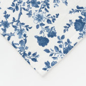 Blume sind die Worte der Erde Fleecedecke (Ecke)