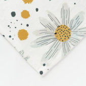 Blume sind die Worte der Erde Fleecedecke (Ecke)