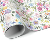 Blume sind die Worte der Erde Geschenkpapier (Rolleneckpunkt)