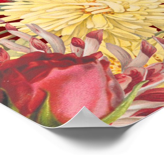 Blume sind immer gut poster (Ecke)