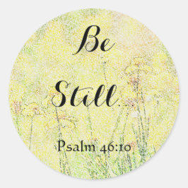 Blume sind immer noch Vertrauenssticker Runder Aufkleber