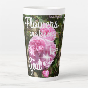 Blume sind Küsse von Gott Inspiration Tasse