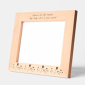 Blume sind wie Freunde bringen Farbe in Welt 10x8 Geätzte Rahmen (Links)