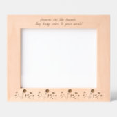 Blume sind wie Freunde bringen Farbe in Welt 10x8 Geätzte Rahmen (Vorderseite)