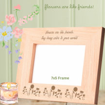 Blume sind wie Freunde bringen Farbe in Welt 7x5